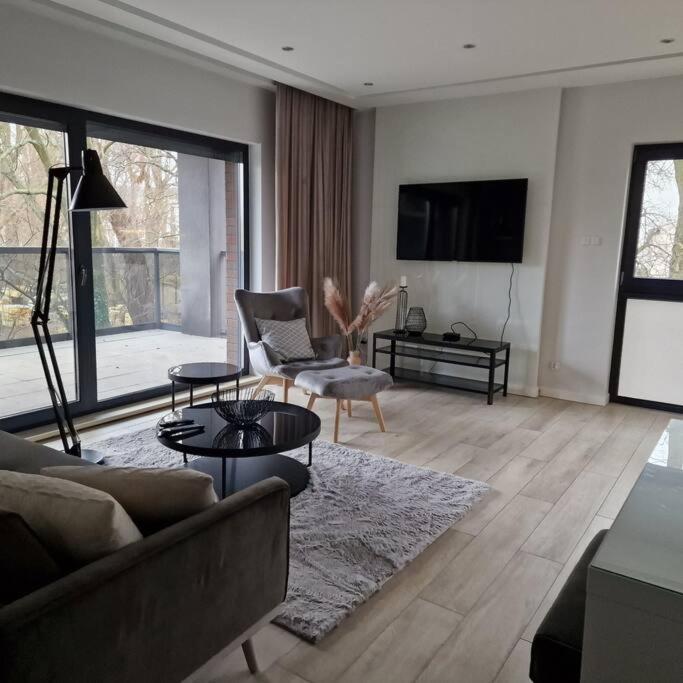 Apartament Nad Struga, Klimatyzacja, Parking,Taras Torun Exterior photo